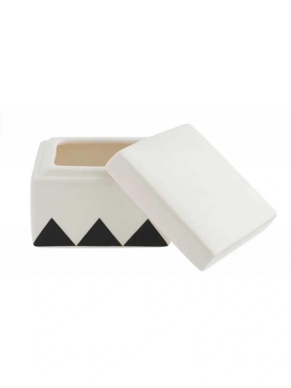 J.Crew Geometric Ceramic Jewelry Box - NWOT